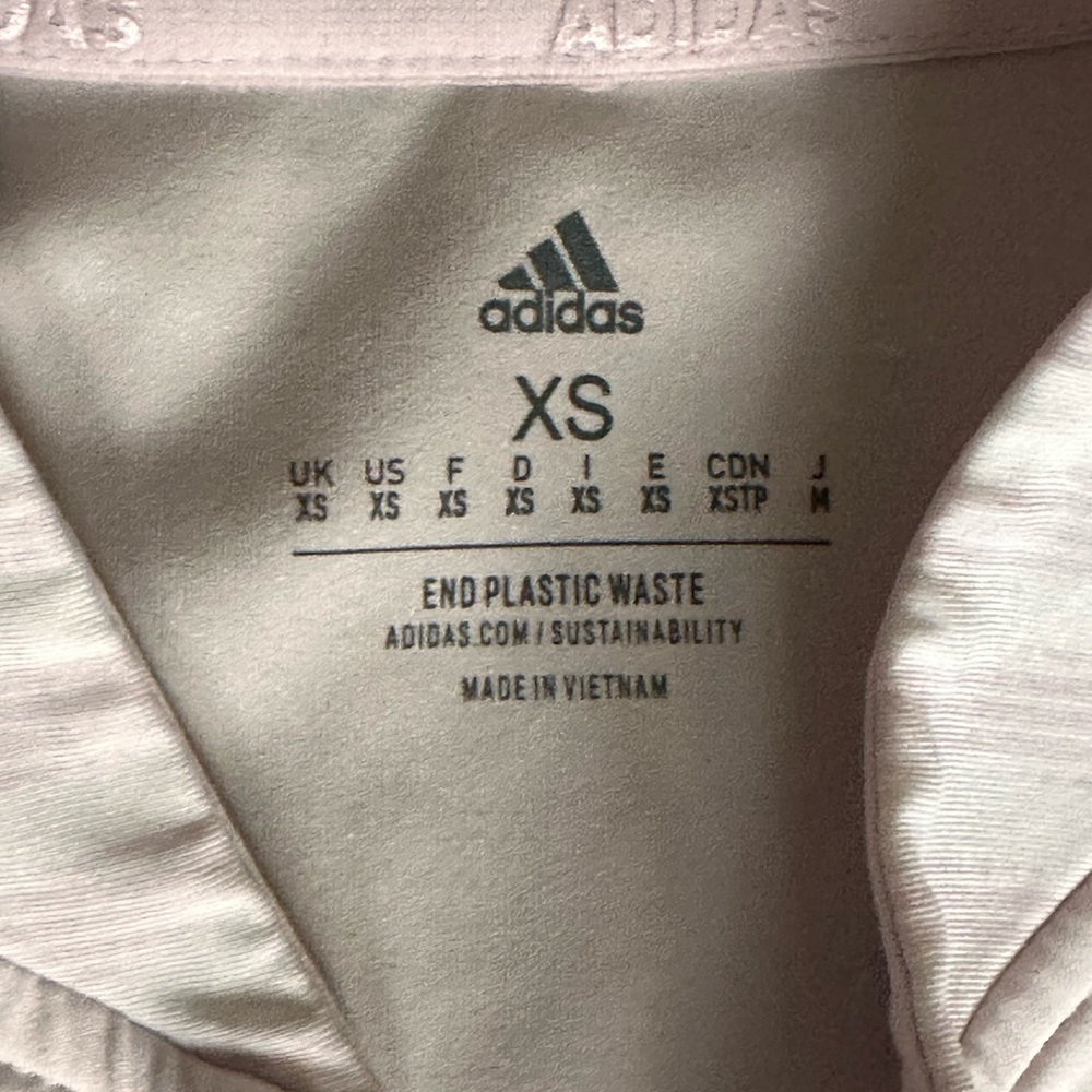 Adidas women's golf polo, specifically identified as the Ultimate365 model XS - Picture 4 of 7